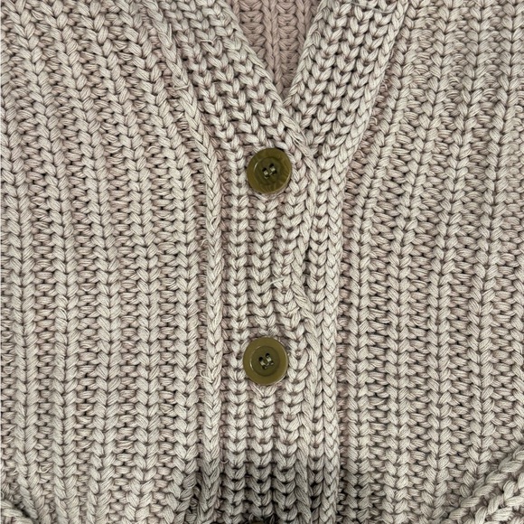 Free People Beige Knit Cardigan Sweater - Picture 4 of 4